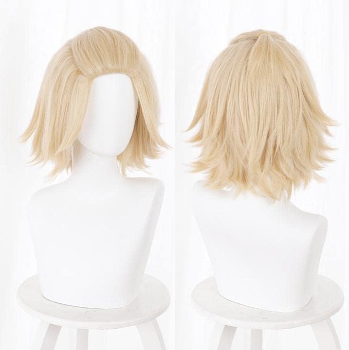 LVMEY Tokyo Revengers Cosplay Wig, Manjiro Sano, Heat Resistant, Disguise Wig, Cosplay Wig, Cosplay Costume, Comic Event, Halloween, Christmas, Cultural Festival, School Festival, Wig Net Included