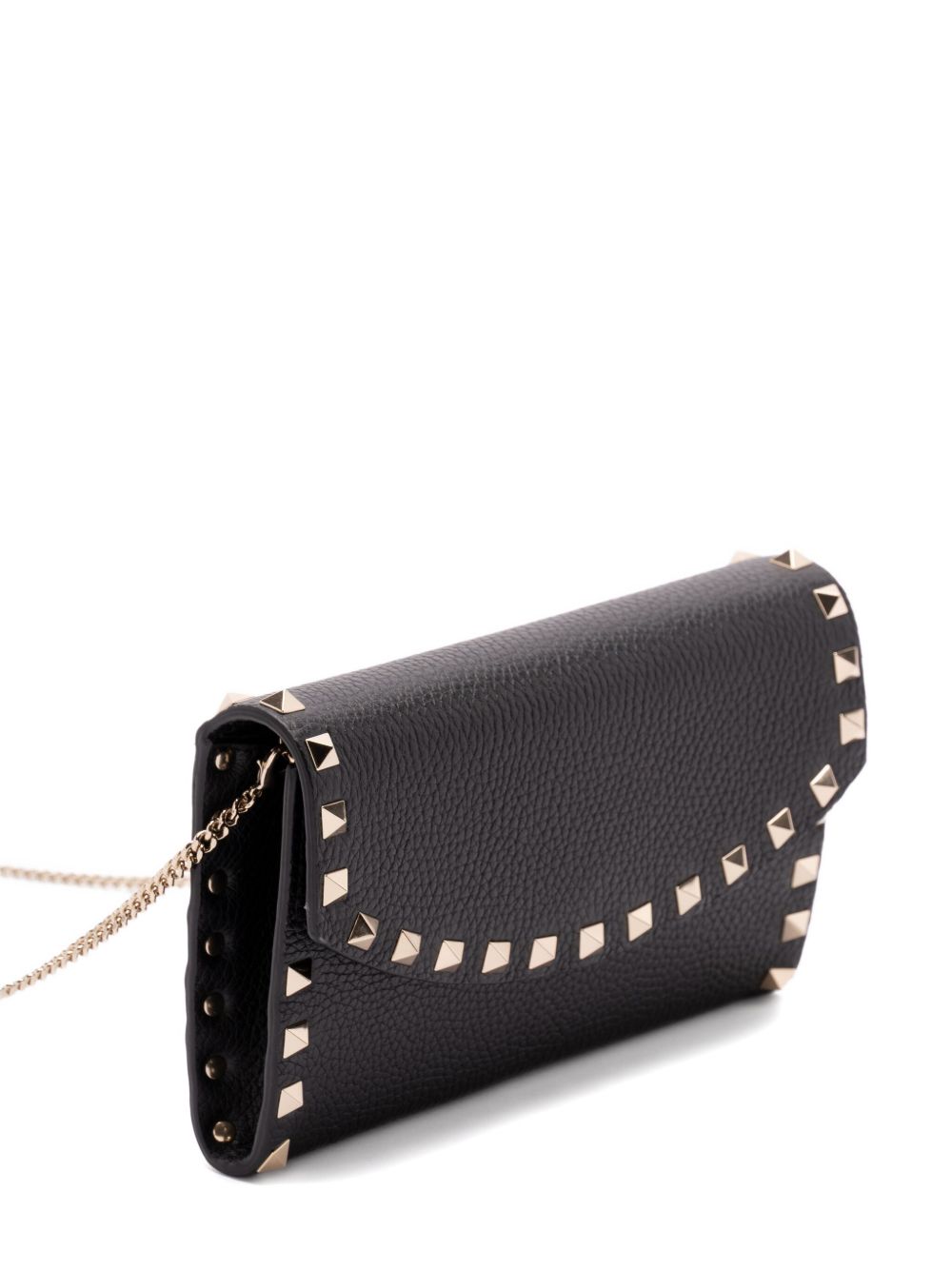 Valentino チェーン上のバレンティーノガラヴァニロックスタッドレザーウォレット - Image 6