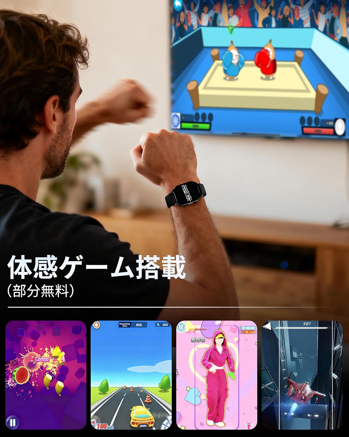 KJKD L1 Smart Watch, 2025 Model with ChatGPT & Sensory Game, AI Dial, Continuous Display, 1.5 Hours Charging, AMOLED Display, Smart Watch, Compatible with iPhone/Android, Sleep Management, Bluetooth