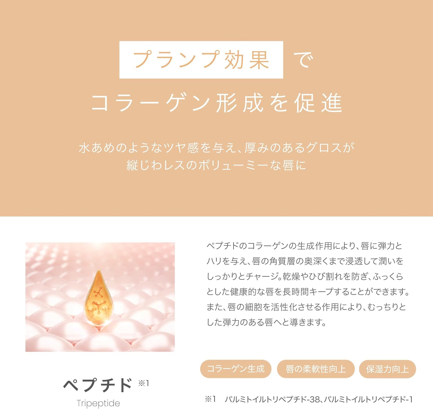 Official CLARO Moisturizing Lip Gloss Transparent Lip Serum Lip Care Lip Plumper Lip Base Nightpack High Moisturizing Plump Lip Peptide Dry Fall Resistant Lip Polish Made in Japan