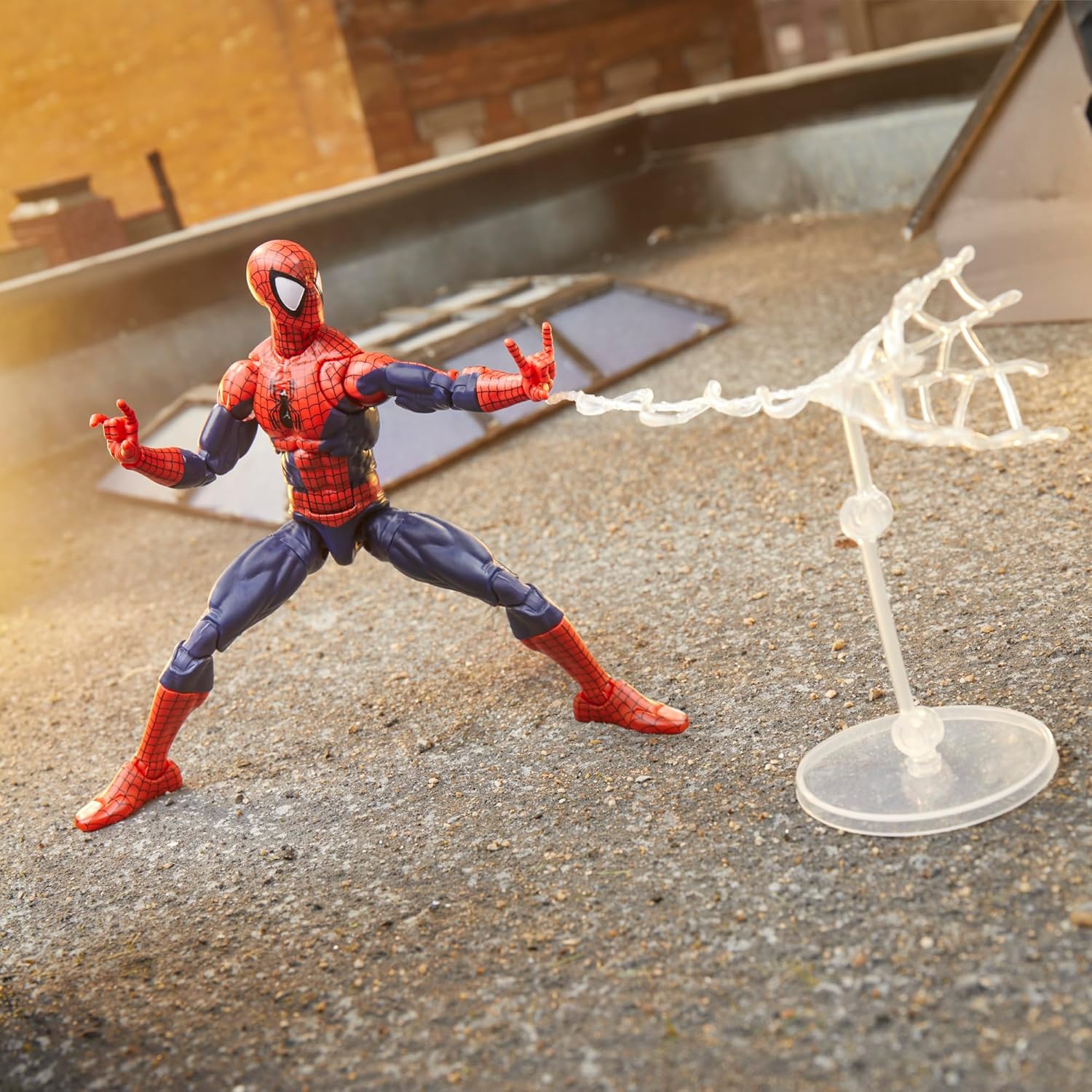 HASBRO Marvel Legends Maximum Series Spider-Man Deluxe Spider-Man Comics Collectible 6" Action Figure, Amazing Movement, Amazing Accessory G0594 Authentic