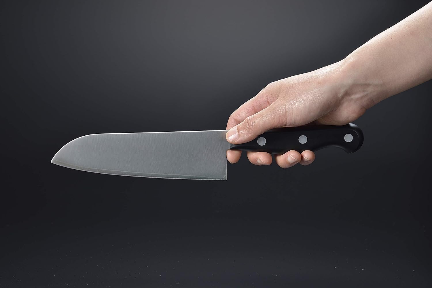 Shimomura Kogyo Made in Japan [Mura To Sharp] Santoku Knife 6.5 Inches (165 mm) AUS-10 Triple Layer Steel, Dishwasher Safe MSP-101 Made in Tsubame-Sanjo, Niigata