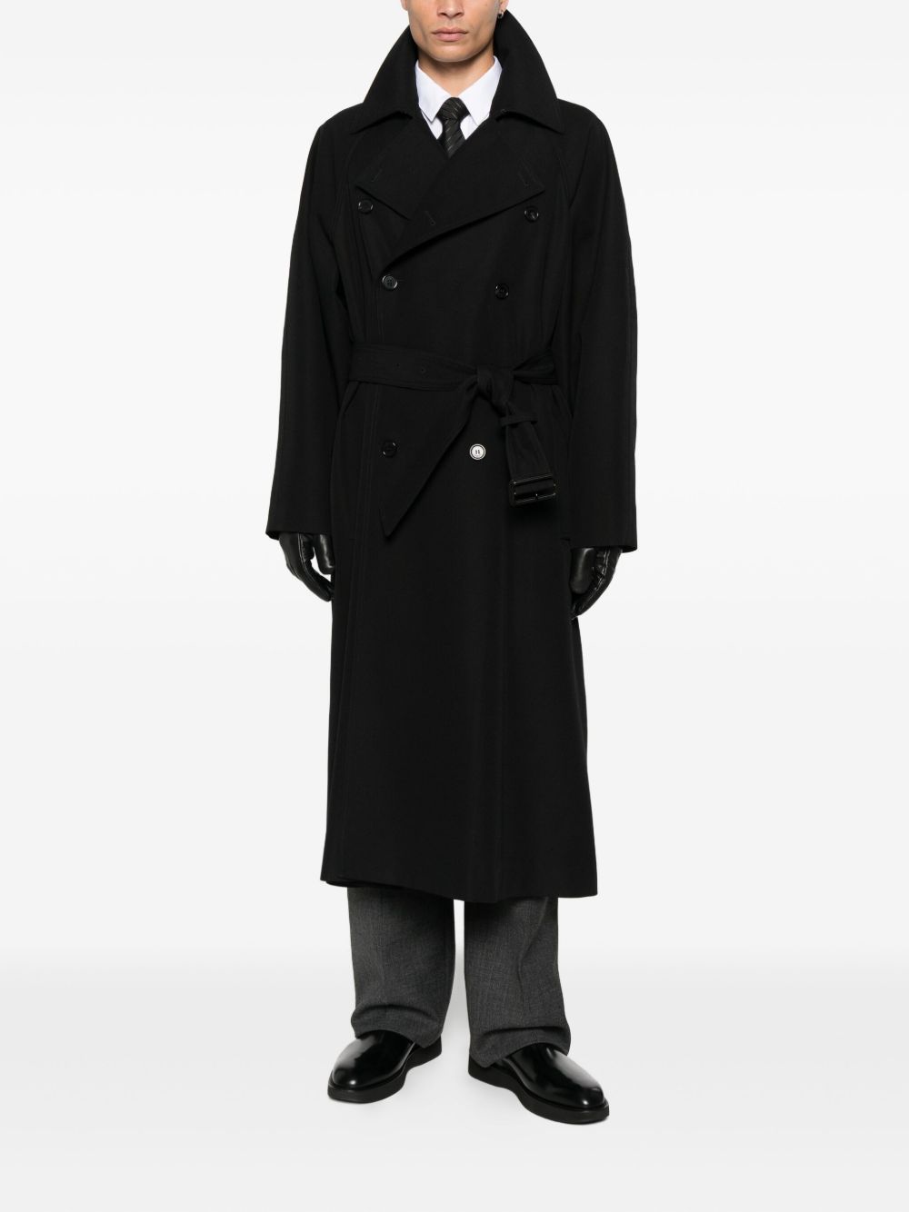 Saint セントローランウールロングコート - Image 6