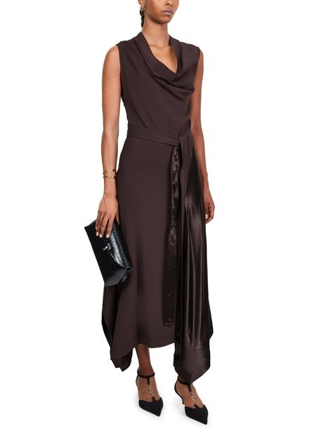 FERRAGAMO Viscose stretch cady long dress - Image 6