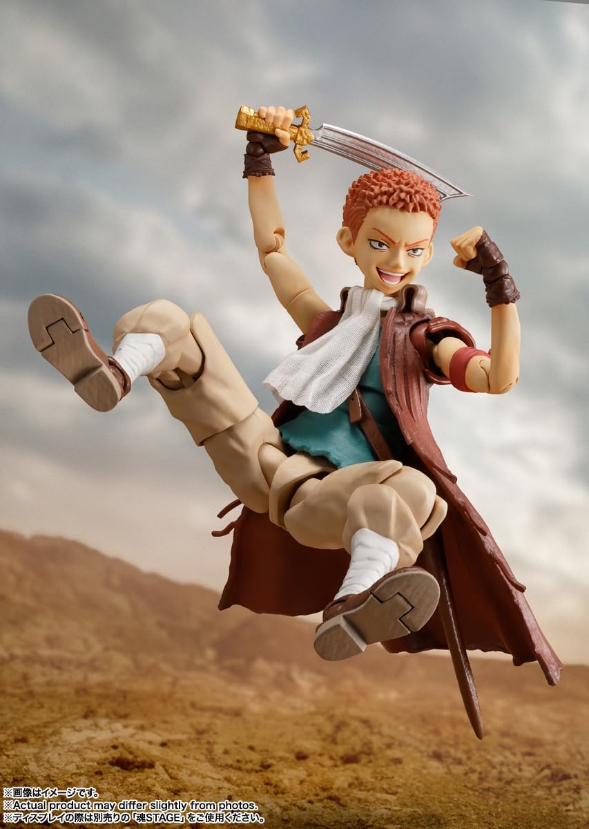 BANDAI SPIRITS S.H. Figuarts Berserk Isidro Approx. 4.9 inches (125 mm), PVC & ABS & Fabric, Pre-painted Action Figure