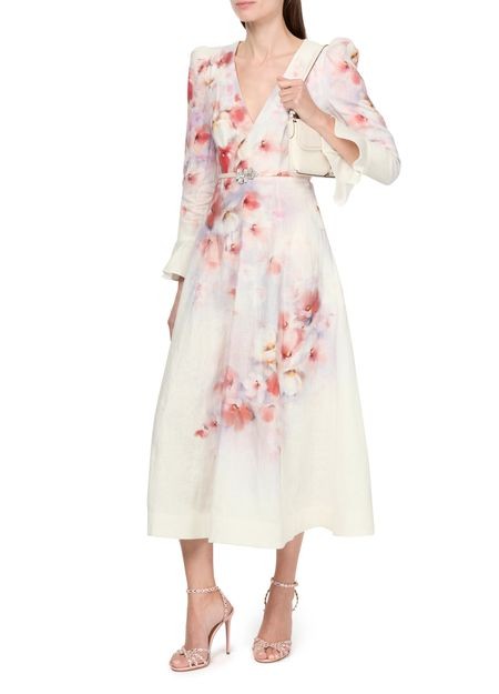 ZIMMERMANN Crush フリル付き 袖付き ミディ丈ドレス - Image 6
