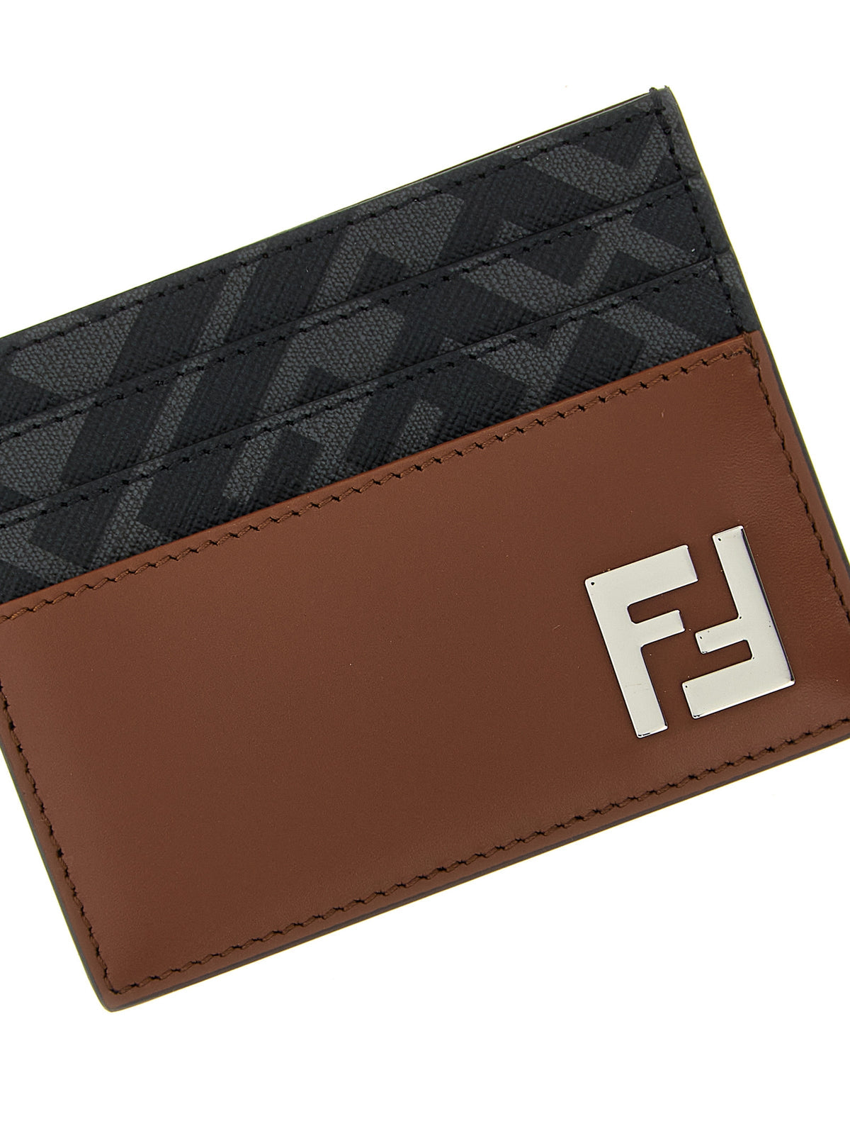 Fendi Fendi 'Squared FF'カードホルダー - Image 6