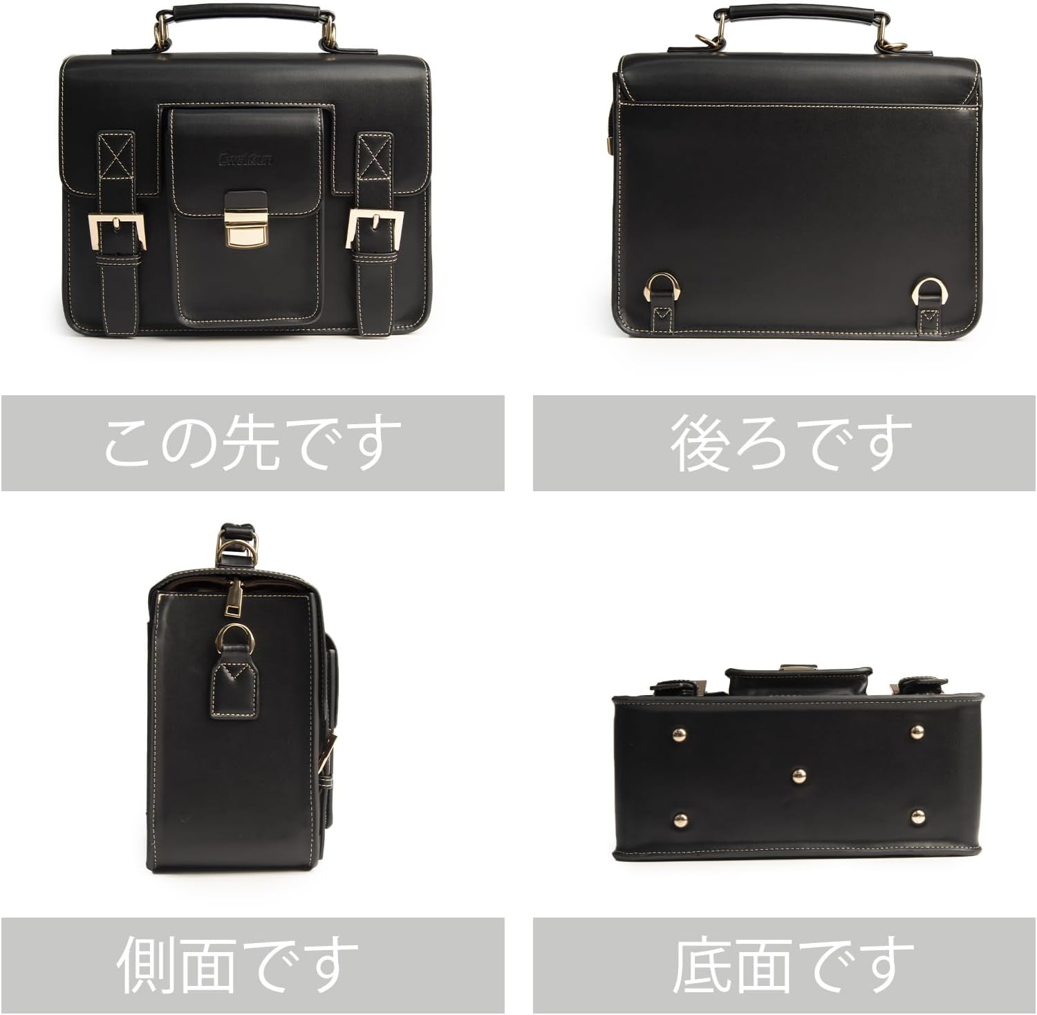 Cwatcun Camera Bag Backpack British Style SLR Camera Bag Travel Photography Bag Canon, Nikon, Sony, Fuji DSLR / Mirrorless Camera, Lens and Accessories (Black, S), black, Chinese