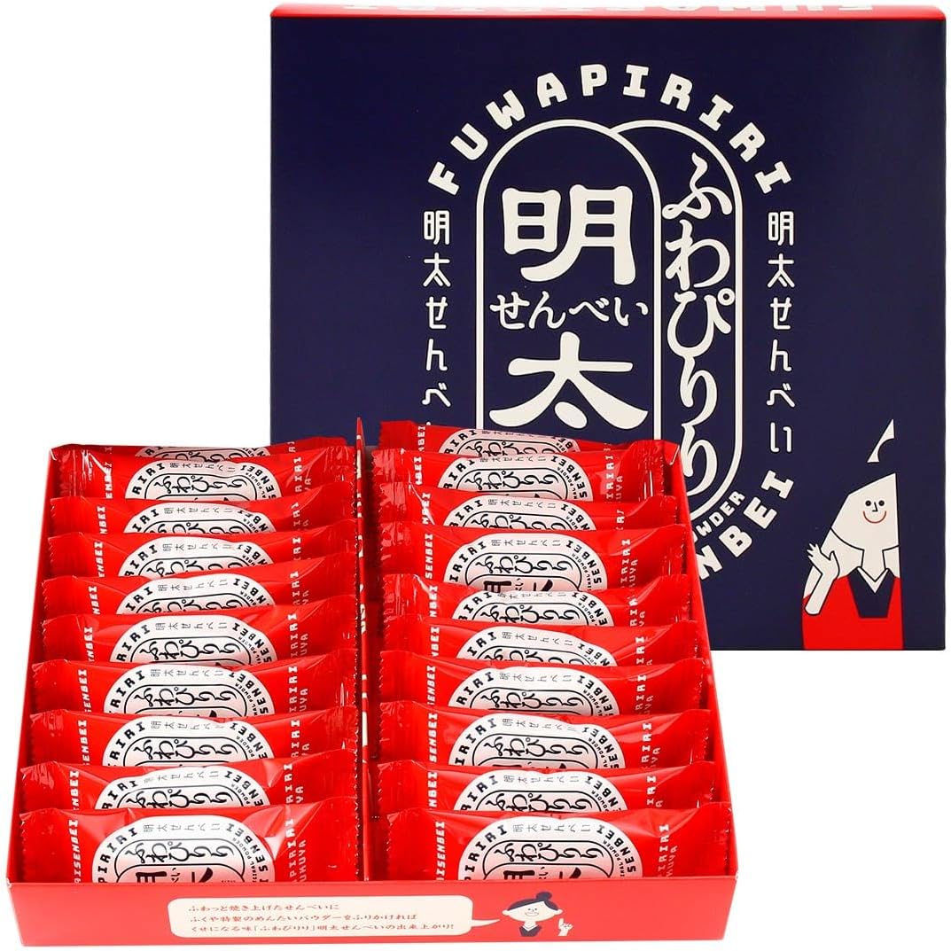 Fukuya Soft Mentai Senbei, 40 Pieces