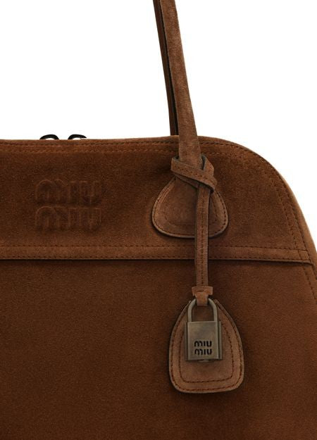 MIU MIU Vitello suede leather bag - Image 6