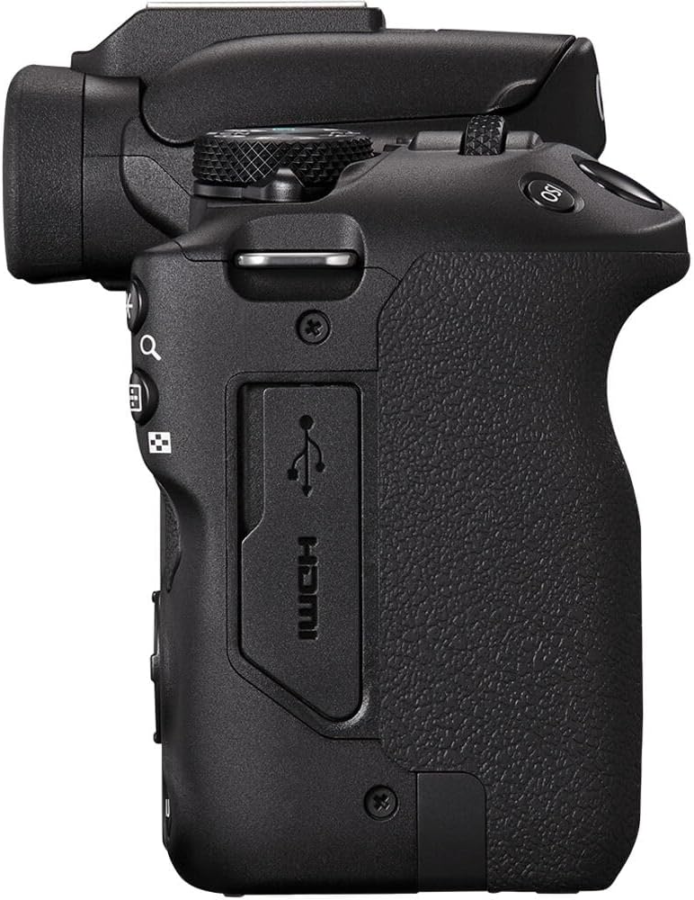Canon Mirrorless SLR Camera EOS R50 (Black) RF-S18-45mm F4.5-6.3 is STM Lens (Renewed)