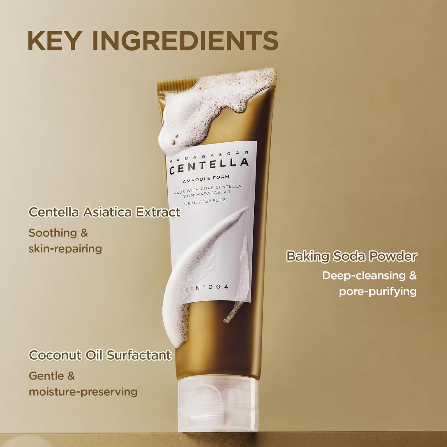 SKIN1004, マダガスカル産ツボクサ アンプルフォーム、125ml（4.22液量オンス）