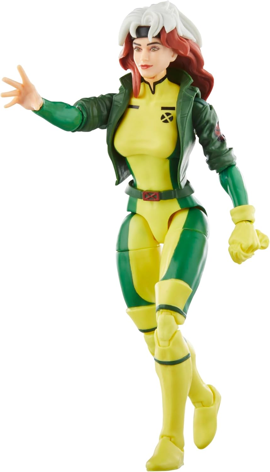 Hasbro Marvel Legends Series Marvel Rogue, X-Men '97 Collectible 6" (15cm) Action Figure, Marvel Legends Action Figure F6546 Authentic