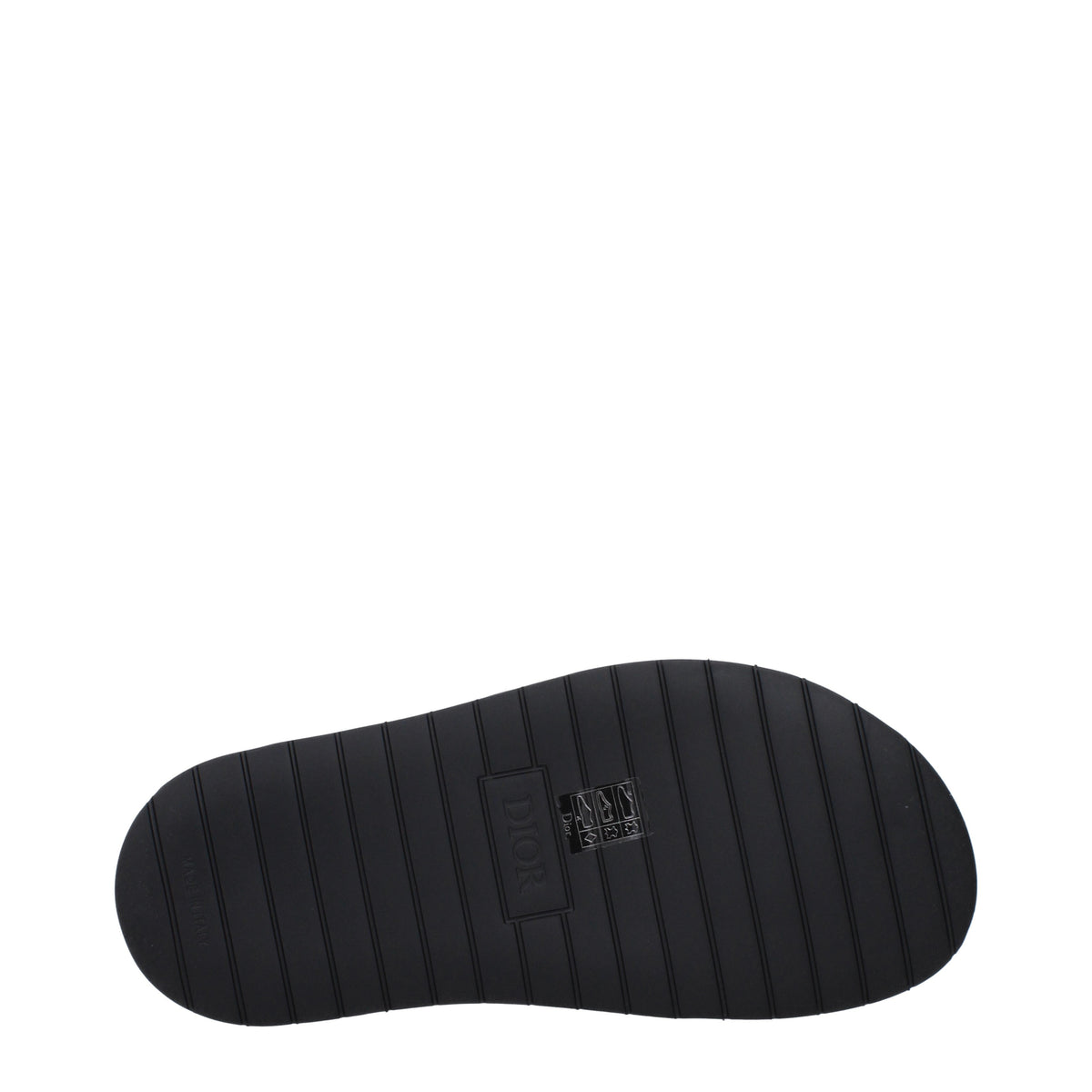 Dior クリスチャンディオールスリッパと蹄の男性革の黒 - Image 6