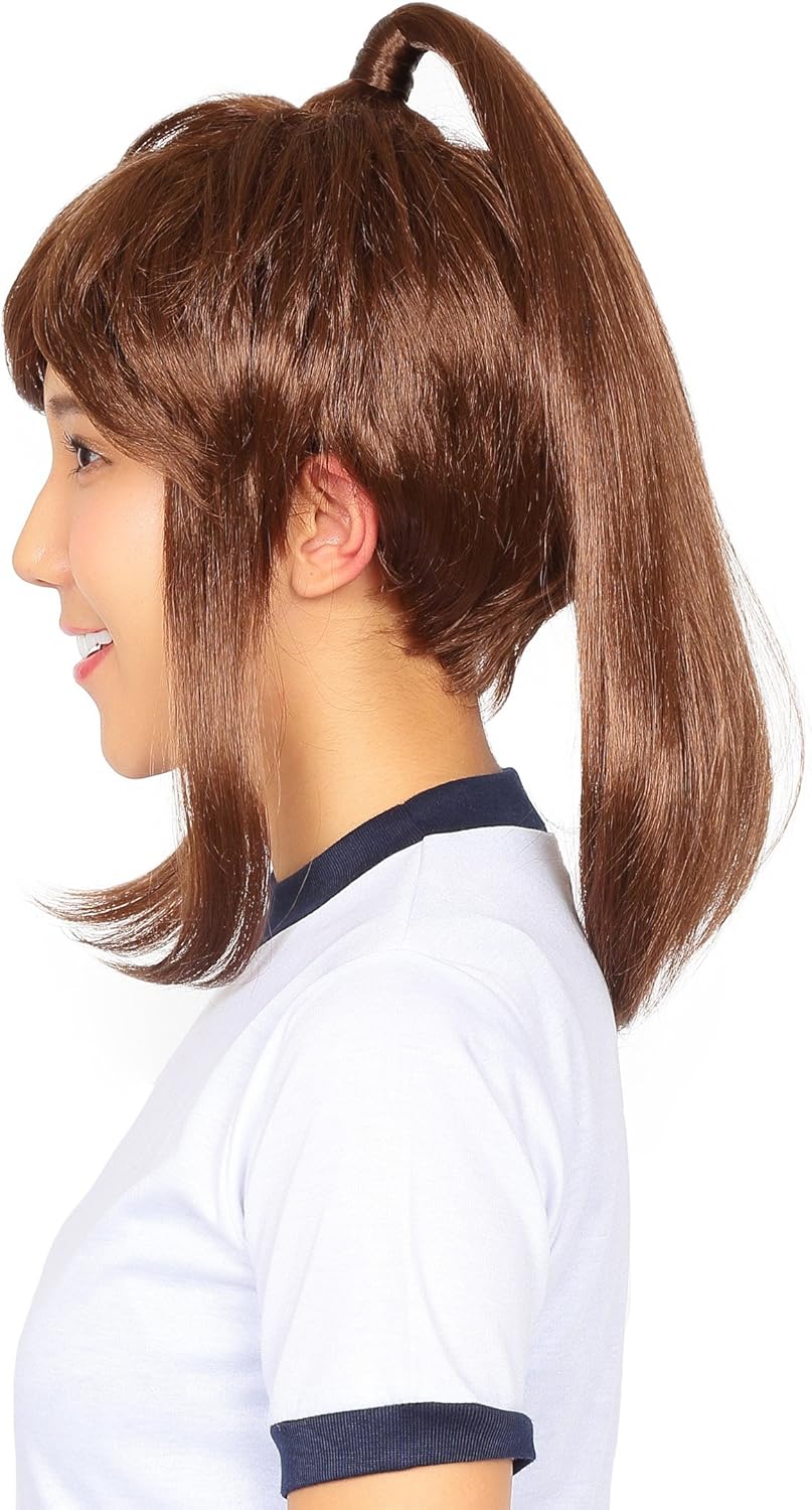 Katsurand Natural Ponytail Wig Costume Prop Unisex
