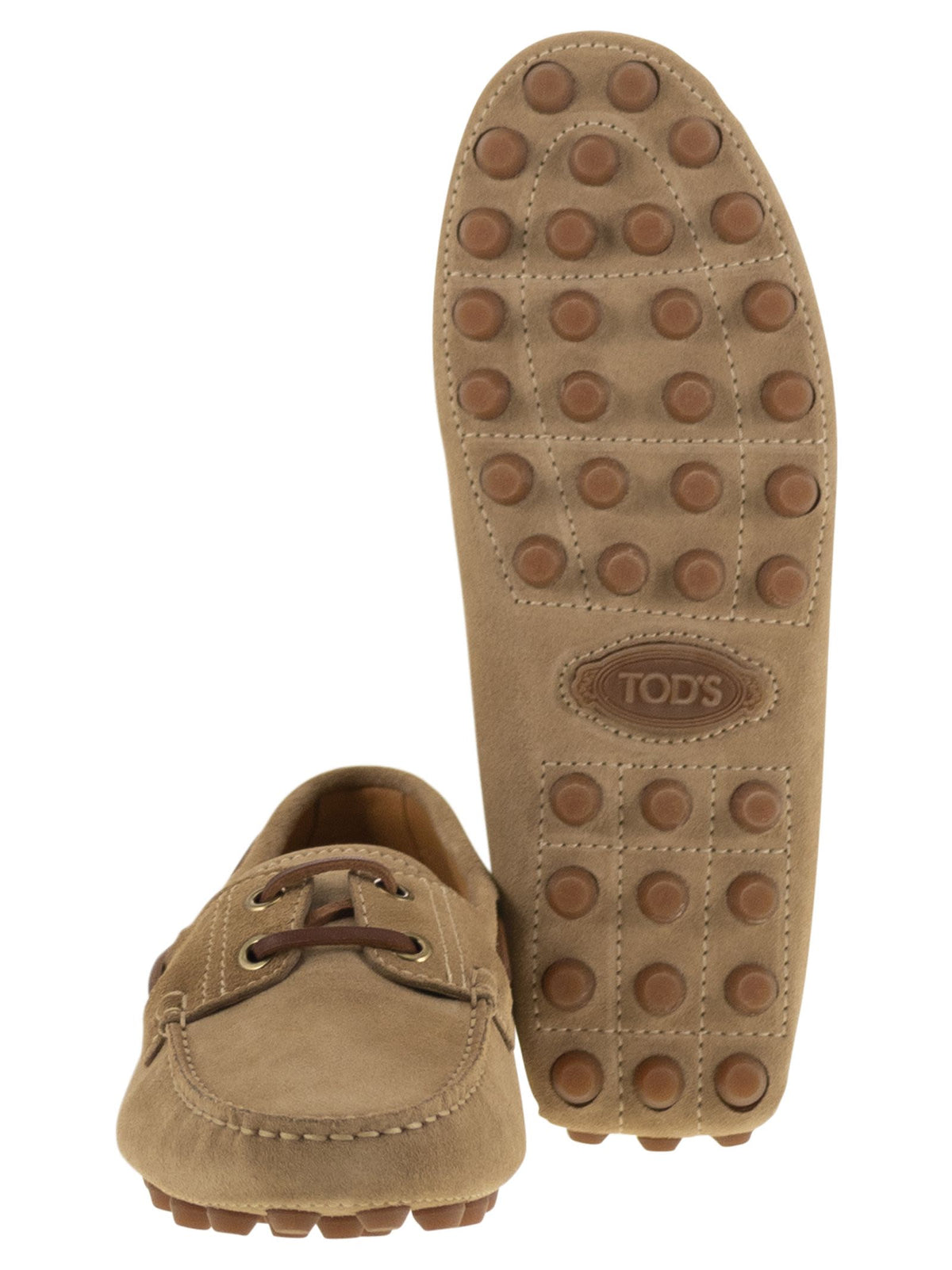 Tods トッド 'S ラバーバブルスエードボート - Image 6
