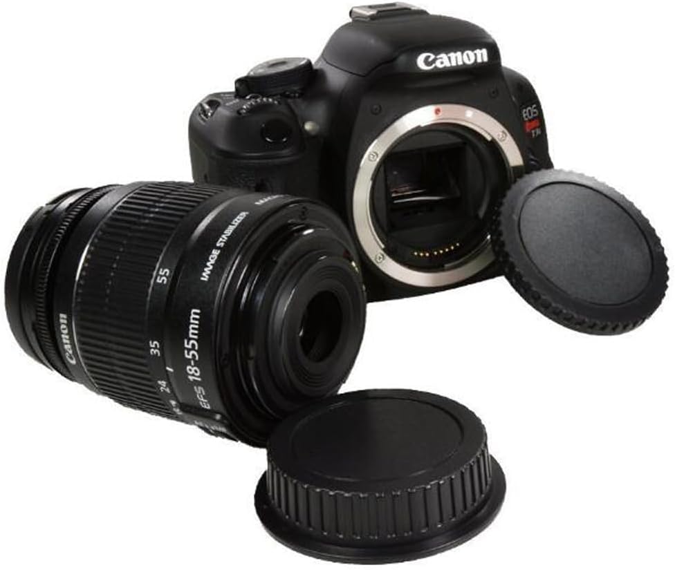 CHENLONB Lens Body Cap Lens Rear Cover for Canon Canon EOS Series Common and Compatible Cap Set of 2