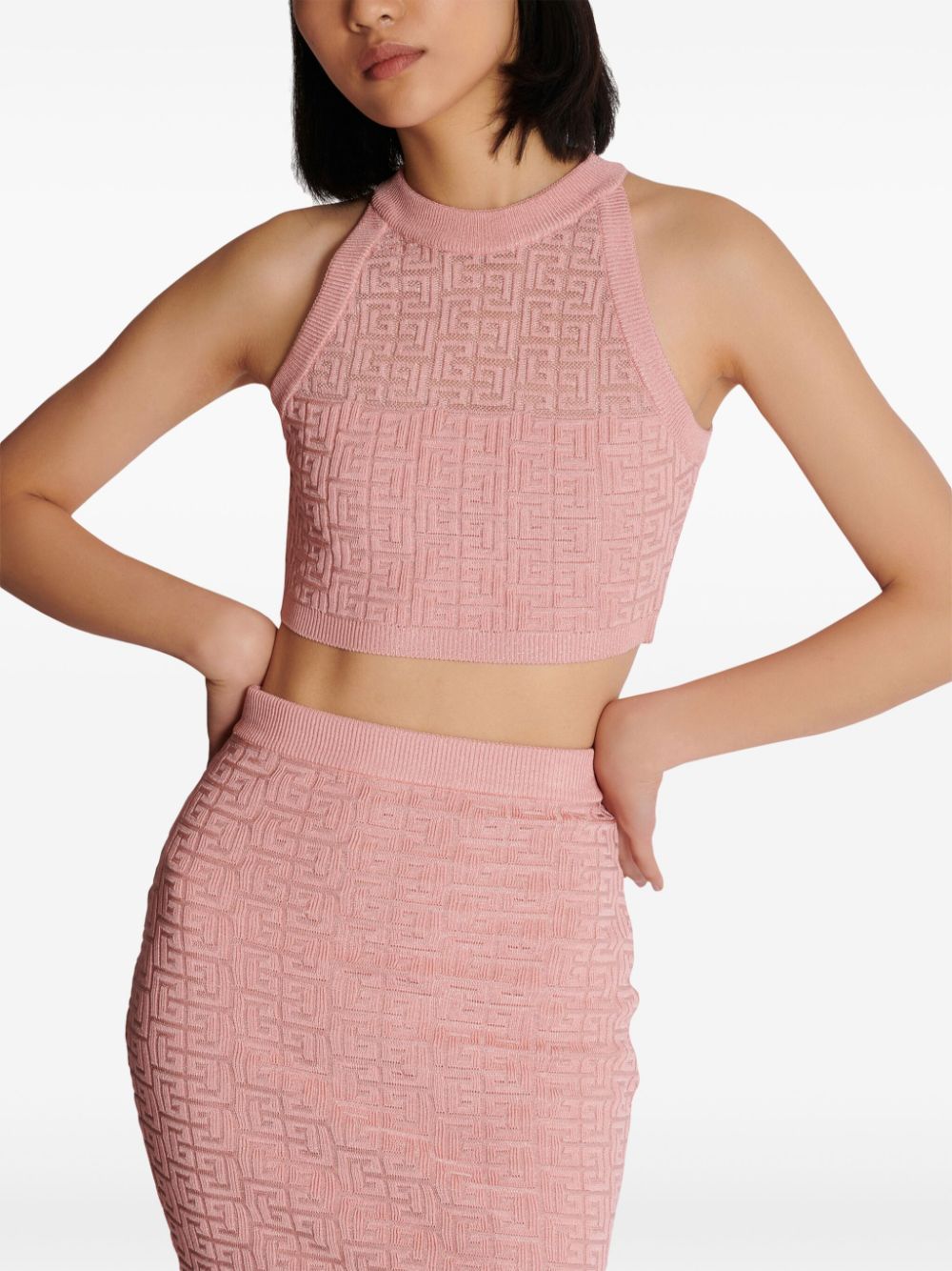 Balmain バルマンモノグラムホルターネックトップ - Image 6