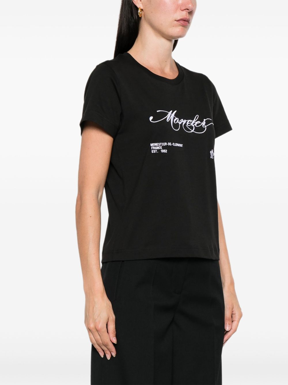 Moncler モンクラーロゴコットンTシャツ - Image 6