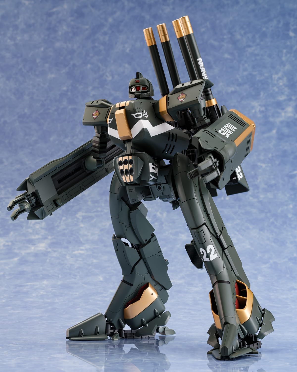 Aoshima VFG Macross Delta VB-6 König Monster MC-12 Plastic Model, Total Height Approx. 6.1 inches (155 mm), Color Coded