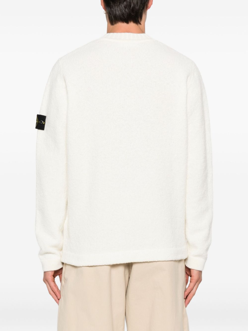 Stone Stone Island Wool Blend Crewneck Sweater - Image 6
