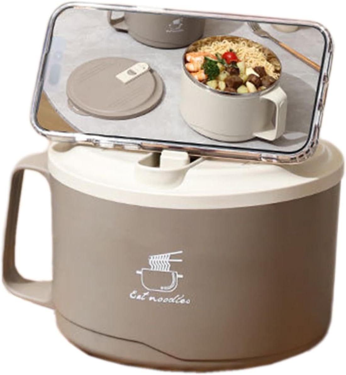Instant Ramen Rice Bowl, Ramen Donburi, Dishes, Ramen Bowl, With Lid, Food Container, Food Storage, Udon, Miso, Thai Noodles, Instant Ramen Bowl, 3.3 gal (1.1 L), Large Capacity, Insulated, Heat