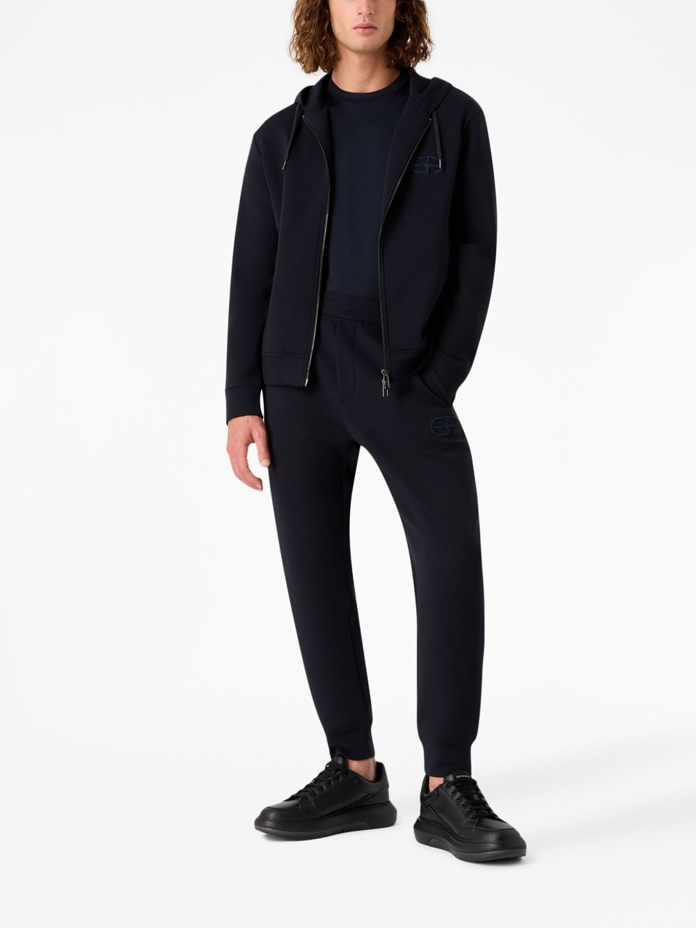 Emporio エンポリオアルマーニロゴコットンブレンドTシャツ - Image 6