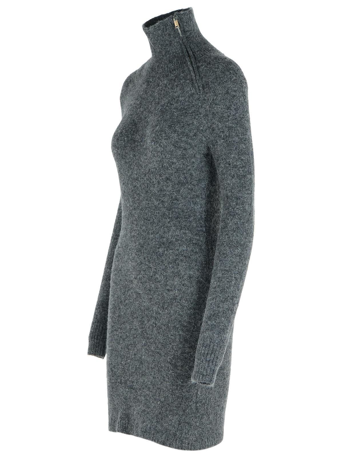 Marant イザベル・マラン・エトワイル「オハラ」ダークグレーの赤ちゃんアルパカブレンドドレス - Image 6