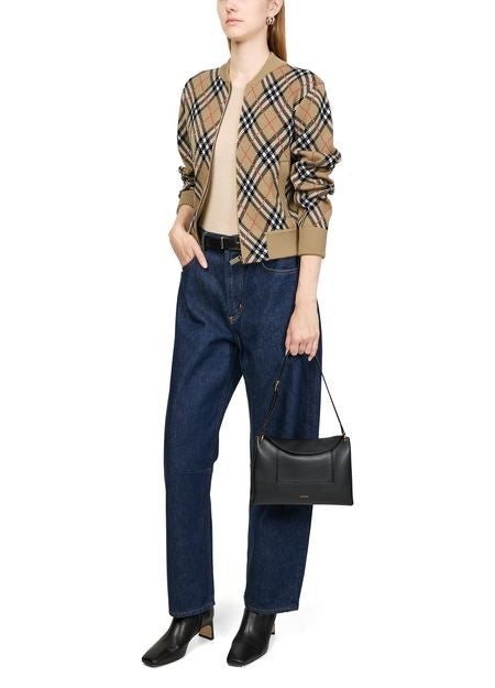BURBERRY Check zipped cropped cardigan - Image 6