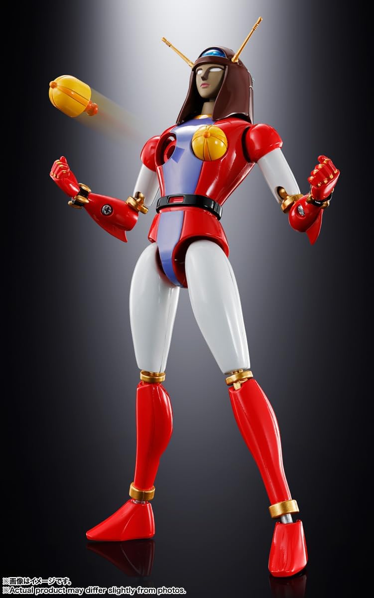 BANDAI SPIRITS Soul of Chogokin Great Mazinger GX-114 Marquis Janus & GX-12R Beunas A, Approx. 6.7 inches (170 mm) & Approx. 6.3 inches (160 mm), PVC & ABS, PC & Die Cast Painted Action Figure