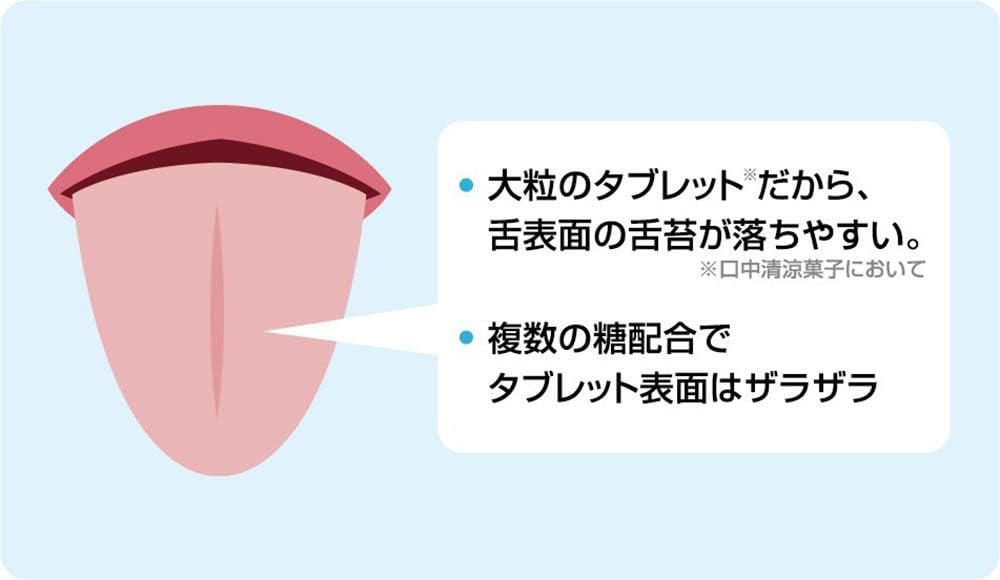 Breo (ブレオ) EX Grape Mint 66g Ezaki Glico Oral Care Tablet Sugar-Free Clean Tongue Refreshing Breath Tongue Plaque Glico