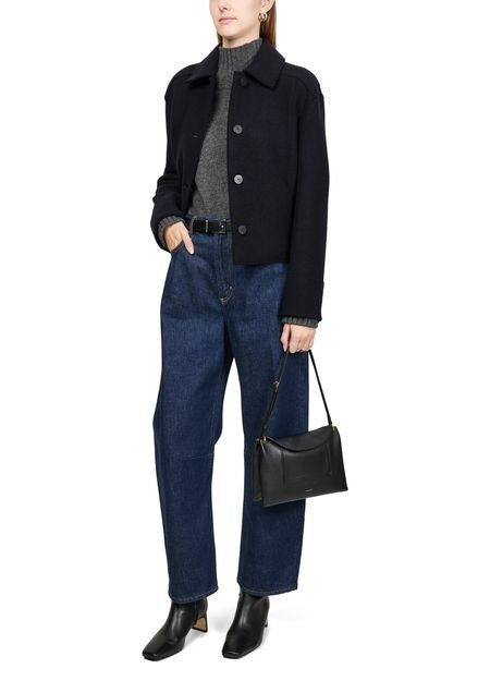 HARRIS WHARF LONDON Boiled wool short jacket - Image 6