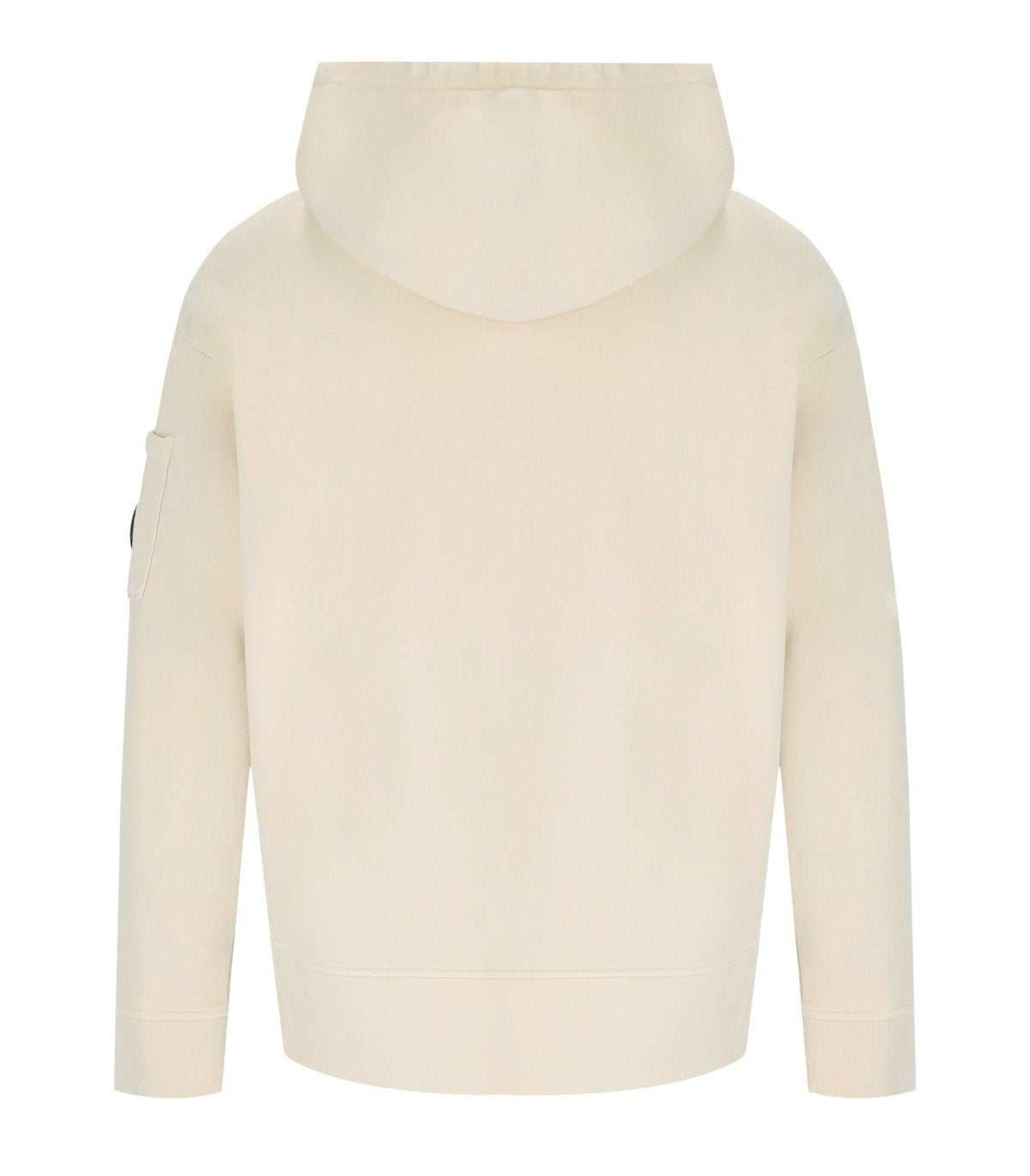 C C.P.会社の斜めのフリースボクシークリームパーカー - Image 6