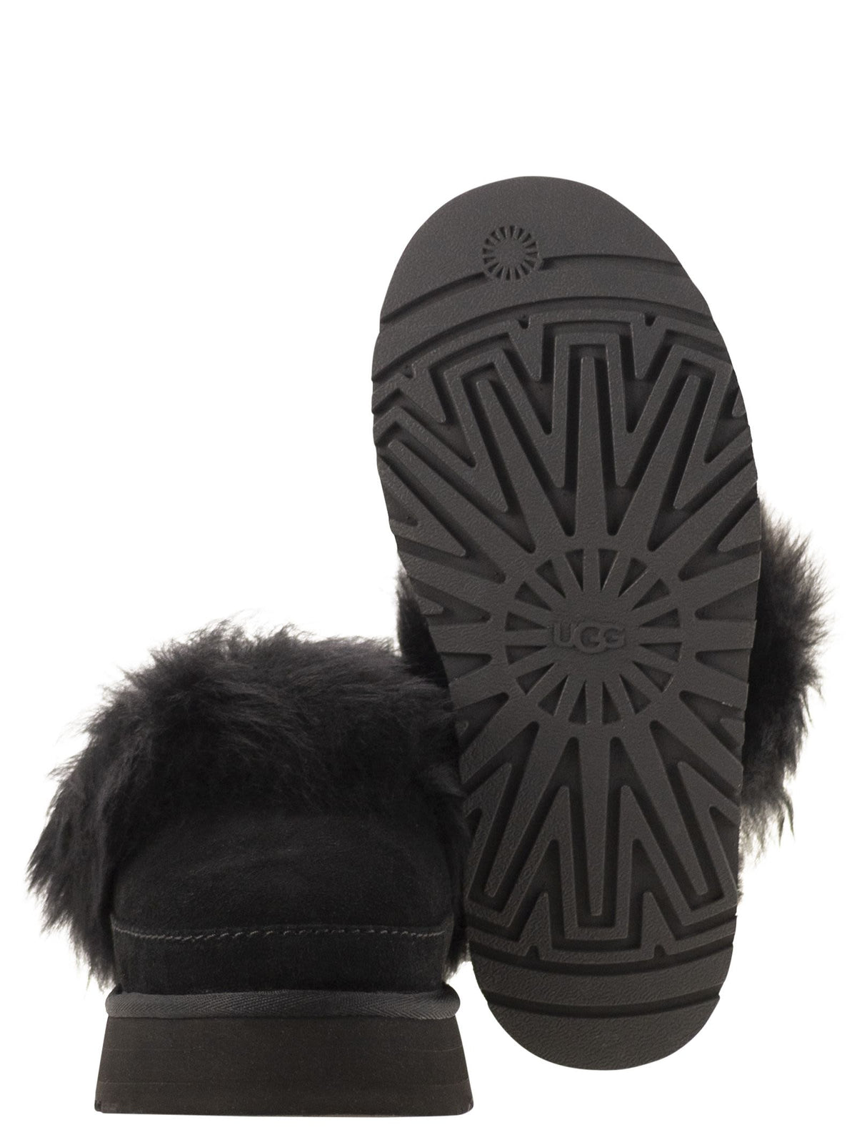 Ugg Ugg ディスケット シャレー スリッパ ファーとプラットフォーム付き - Image 6