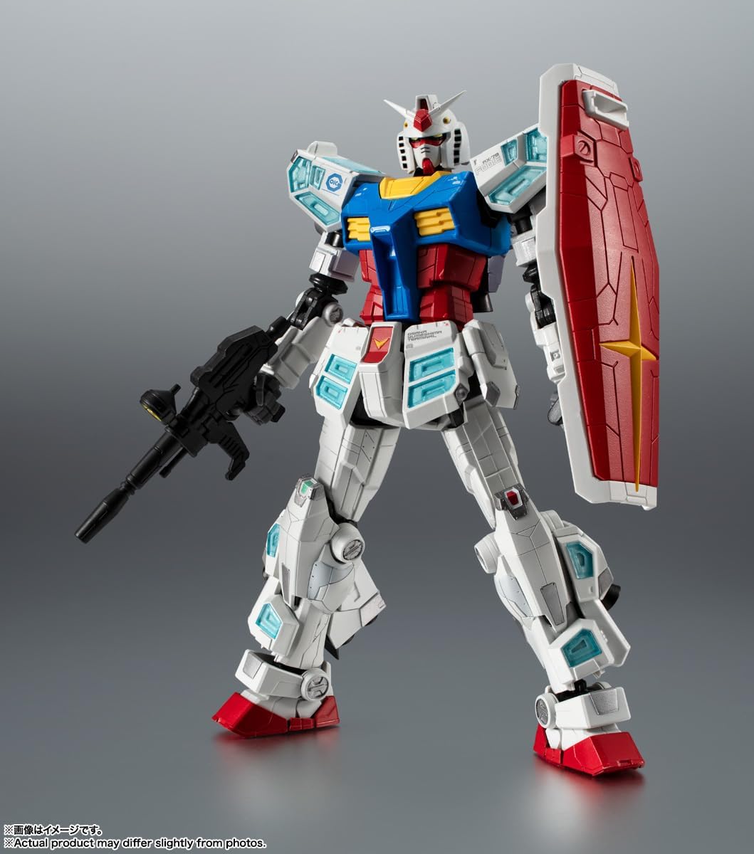 TAMASHII NATIONS EXPO2025 ROBOT SPIRITS Osaka・Kansai Expo "GUNDAM NEXT FUTURE PAVILION" RX-78F00/E Gundam, Approx. 5.1 in (130 mm), PVC & ABS, Pre-painted Articulated Figure