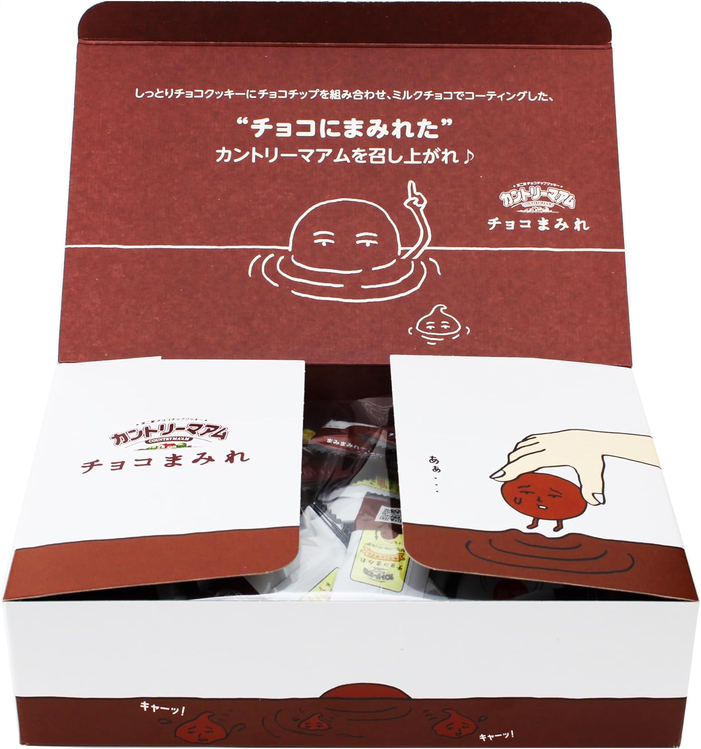 Fujiya Country Maam Chocolate Covered Large Capacity Box (17.6 oz (500 g)