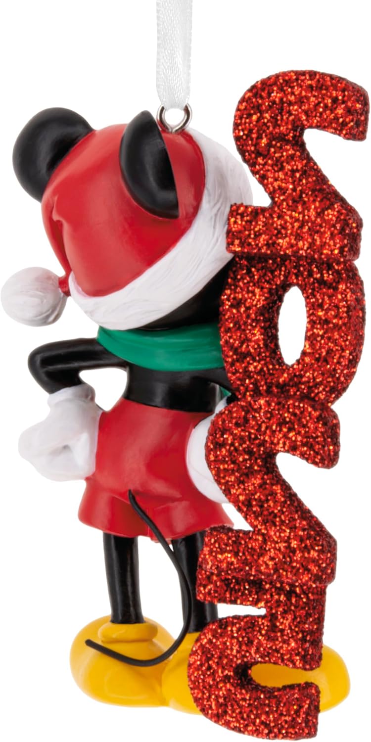 Hallmark Disney - Adorno de Navidad de Mickey Mouse 2025, regalos para fanáticos de Disney