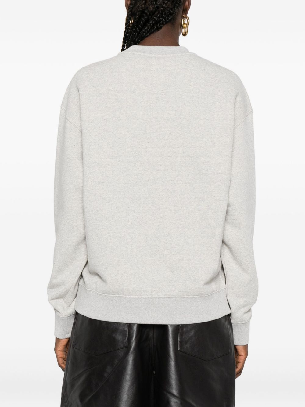 Jil Jil Sander Plus Logo Cotton Crewneck Sweatshirt - Image 6