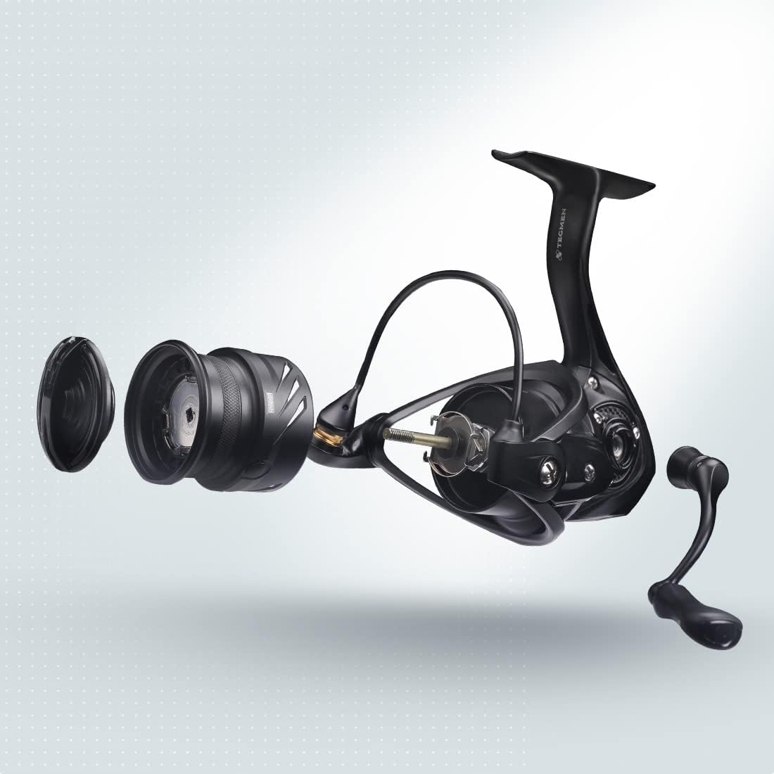 KINGDOM Ultra Lightweight Spinning Reel, All Carbon Aircraft, Left and Right Interchange, Freshwater Fishing, Saltwater Fishing, Gear 5.2:1/6.2:1, 20lb, 10+1BB, 2000, 2500, 3000, Distant Casting,