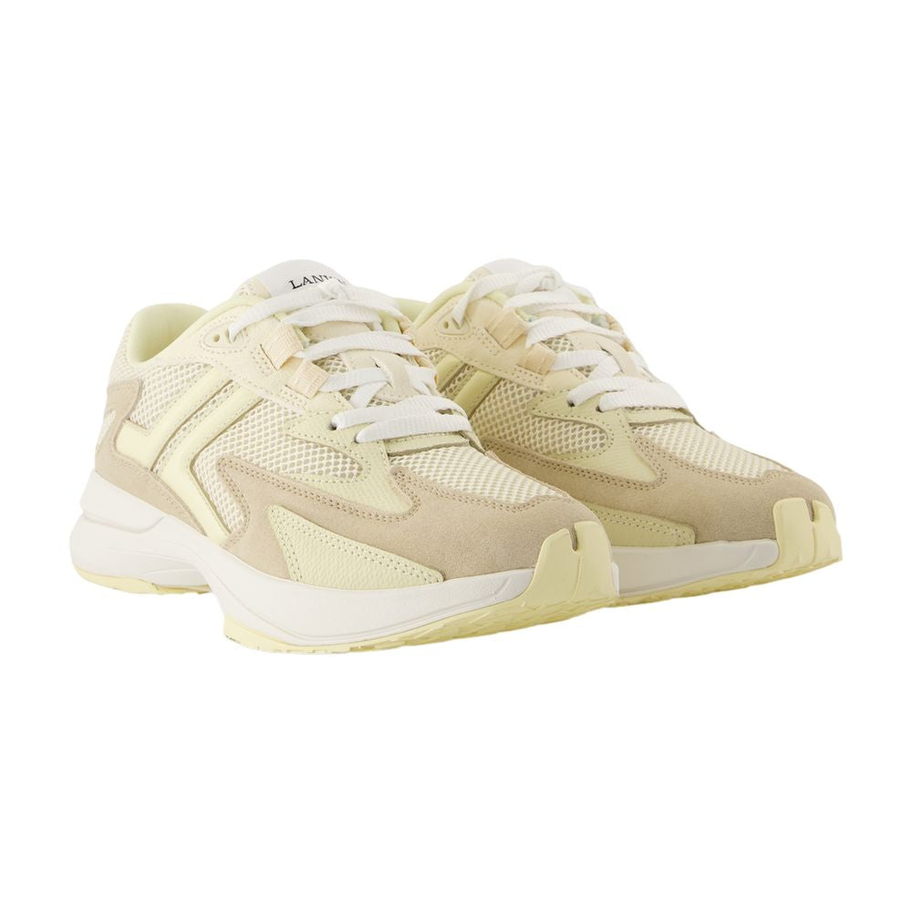 Lanvin JLAスニーカーLanvin Leather Beige - Image 6