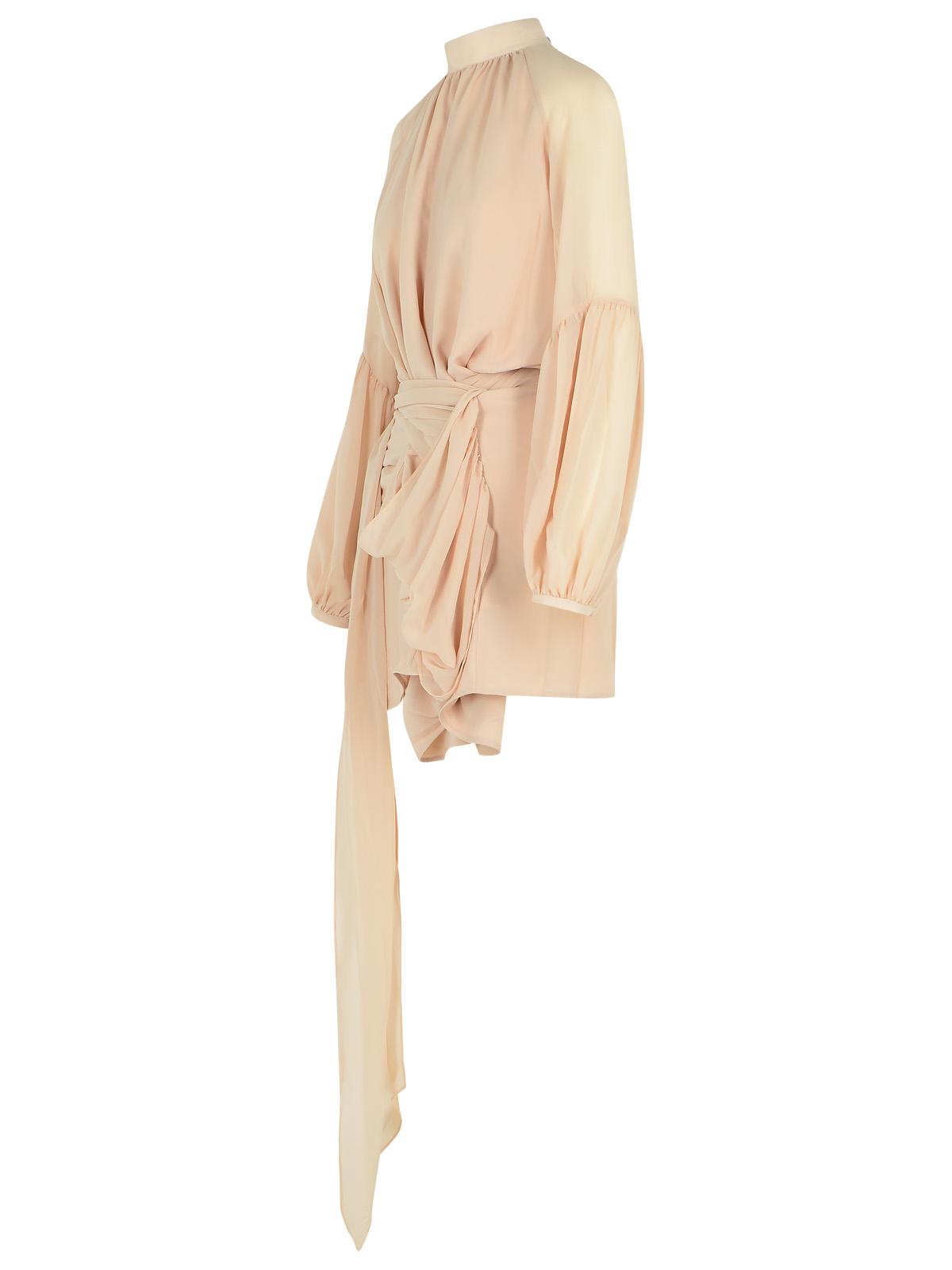 Rotate 「Joan」ヘーゼルナッツポリエステルドレスを回転させます - Image 6