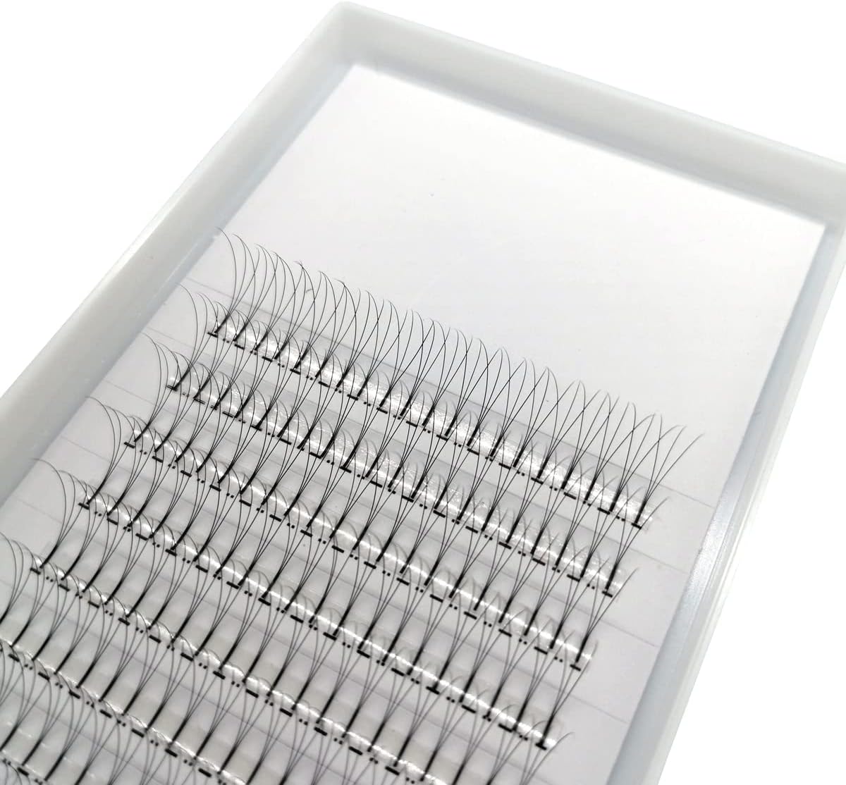 3 D Premade Fans 3 Boxes 3D Eyelash Extensions C/D Curl Thickness 0.07/0.10mm Length 8-15mm Matsueku Ultra Fine Light Lasting Natural Finish 3D Stem Long Eyelashes Extensions 3 Boxes (C-0.07mm, Black