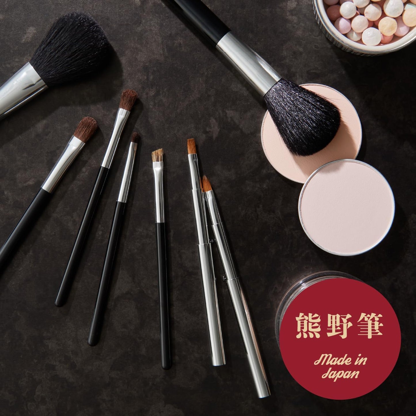 Kai KAI Cosmeup Cosmeup Makeup Brush, Cheek Brush, Kumano Brush, HC3753