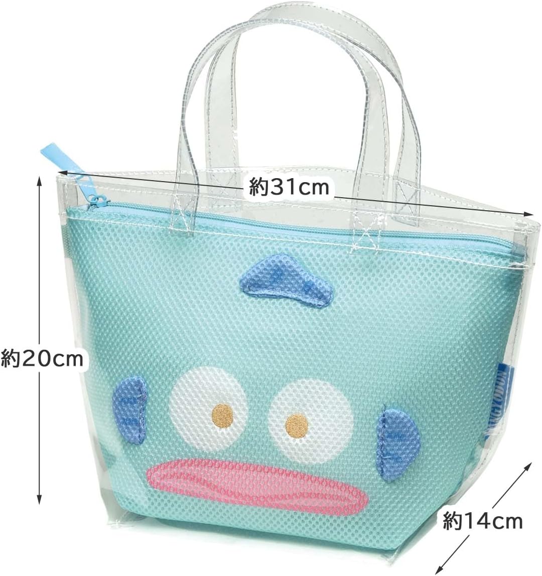 Skater BSMB1-A Sauna Mesh Bag, Spa Bag, Tote Bag, Sanrio Hungyodon, Squishy Design