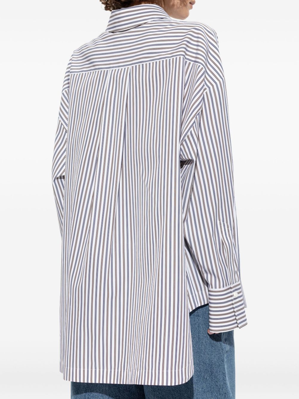 The Attico Striped Cottonシャツ - Image 6