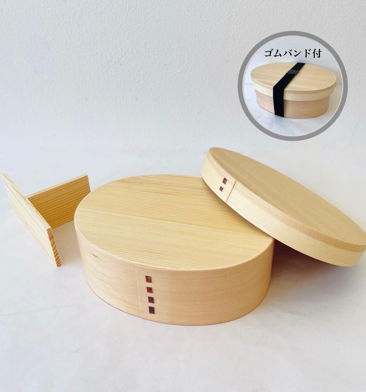 Yamaga Lacquerware Shop Kishu Magewappa Bento Box, Red Bento Box, White Wood, 23.7 fl oz (700 ml), Made in Japan, Kishu Lacquerware, Bento Box, Lunch Box