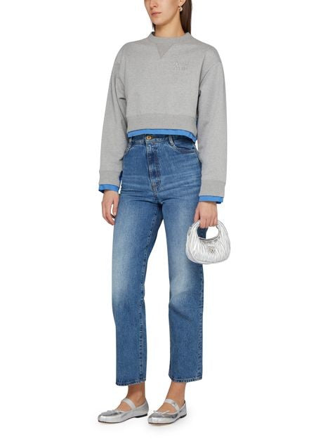 MIU MIU コットンメルトン スウェットシャツ - Image 6