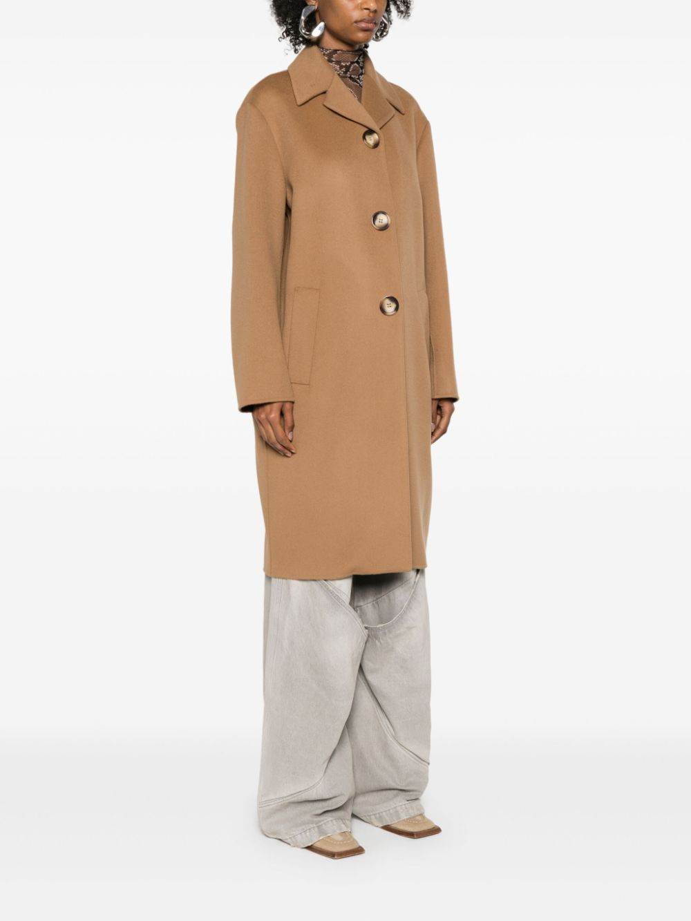 Sportmax SportMax Pre Wool Midi Coat - Image 6