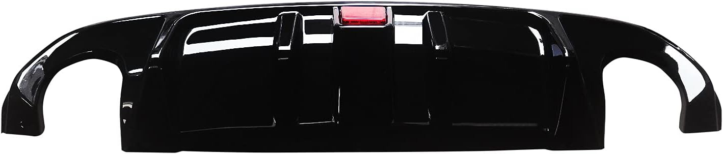 CARIG 2014-2017 Infiniti Q50 / Nissan Skyline V37 Rear Pan Bar Spoiler, ABS Genuine Parts, Tail Light, Easy Installation, Carbon Style, Car Accessories