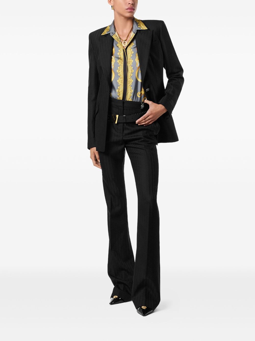 Versace ヴェルサーチのズボン黒 - Image 6